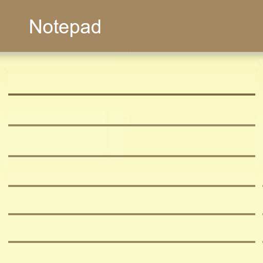 Notepad - simple notes